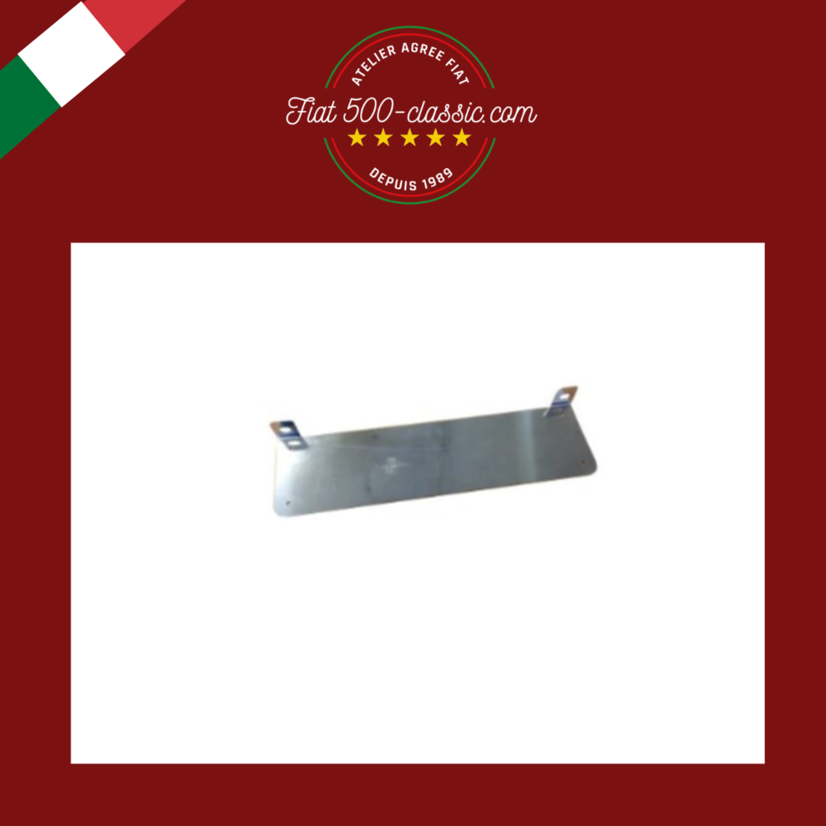 SUPPORT PLAQUE AVANT EN ACIER