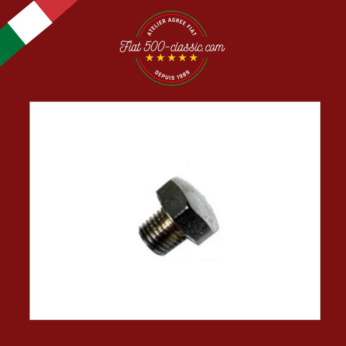 BOULON FIXATION ENJOLIVEUR ROUE FIAT 500