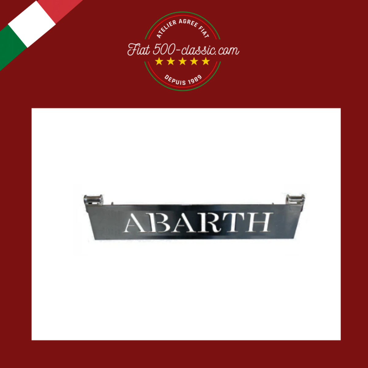 OUVRE-CAPOT LOGO ABARTH