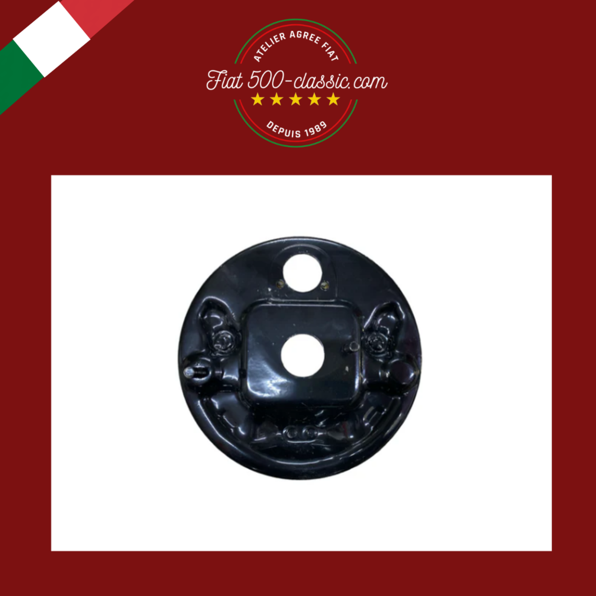 PLAT FLASQUE PORTE MÂCHOIRES AVANT GAUCHE FIAT 500 N/D/F/L/R