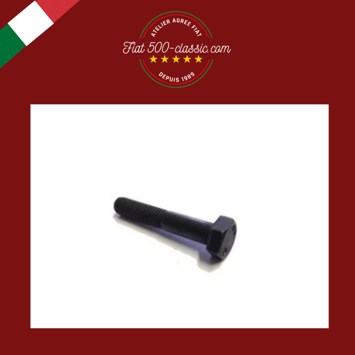 VIS BOULON FIXATION COLLECTEUR - CULASSE FIAT 500 N D F L R