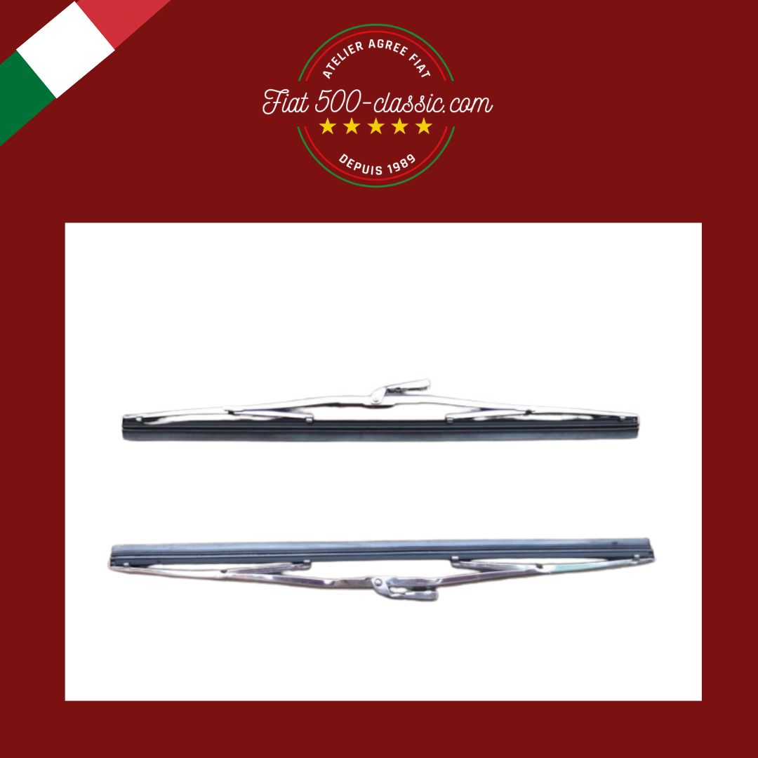 PAIRE DE BALAIS D'ESSUIE-GLACE FIAT 500 D/F/GIARD/600