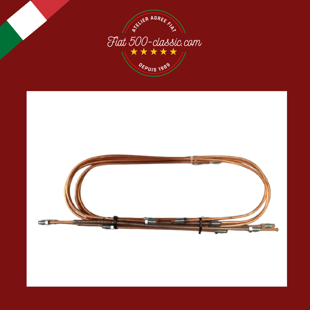 KIT TUYAUX FREIN EN CUIVRE FIAT 500 F L R
