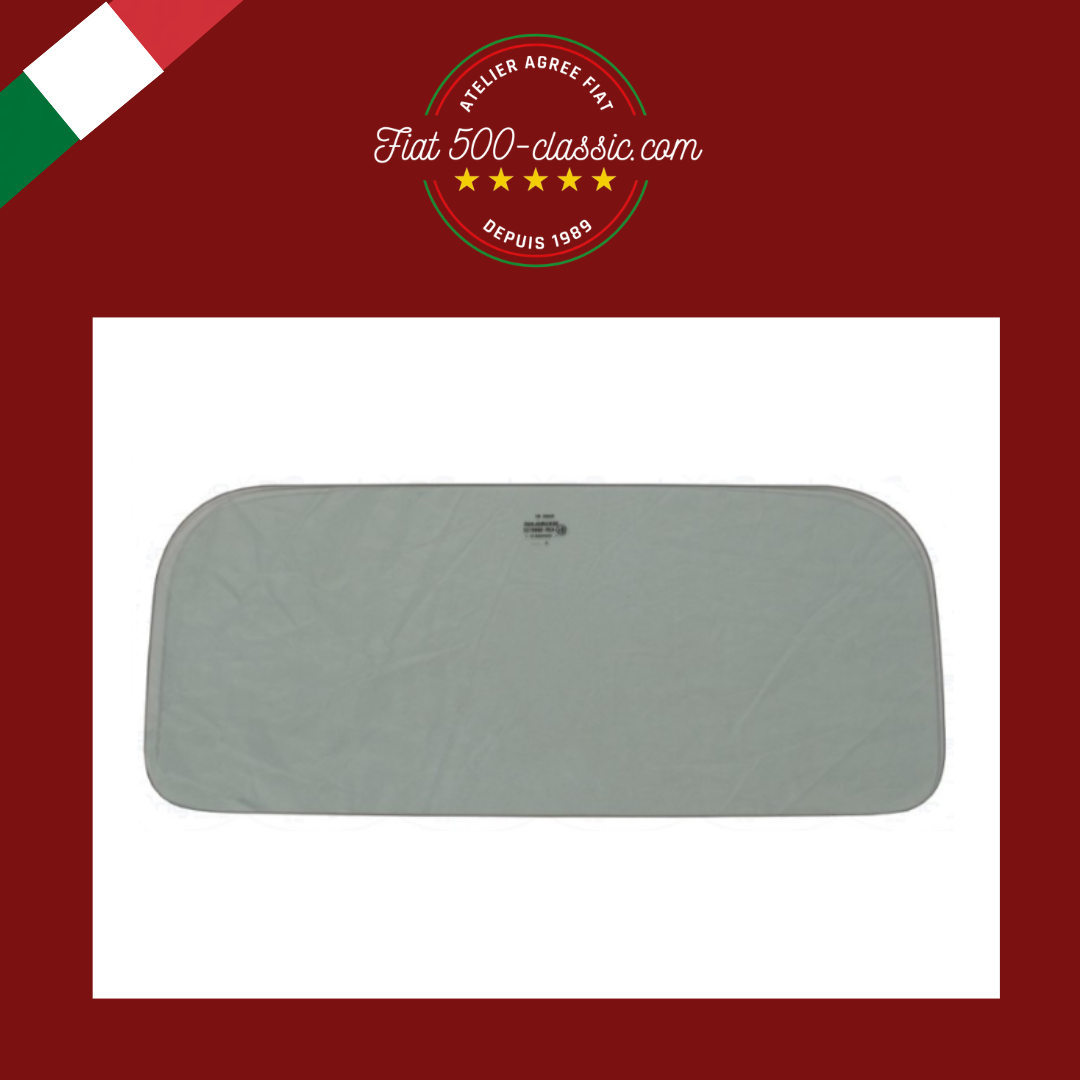 VERRE LUNETTE ARRIÈRE VERT FIAT 500 F L R HOMOLOGUÉ