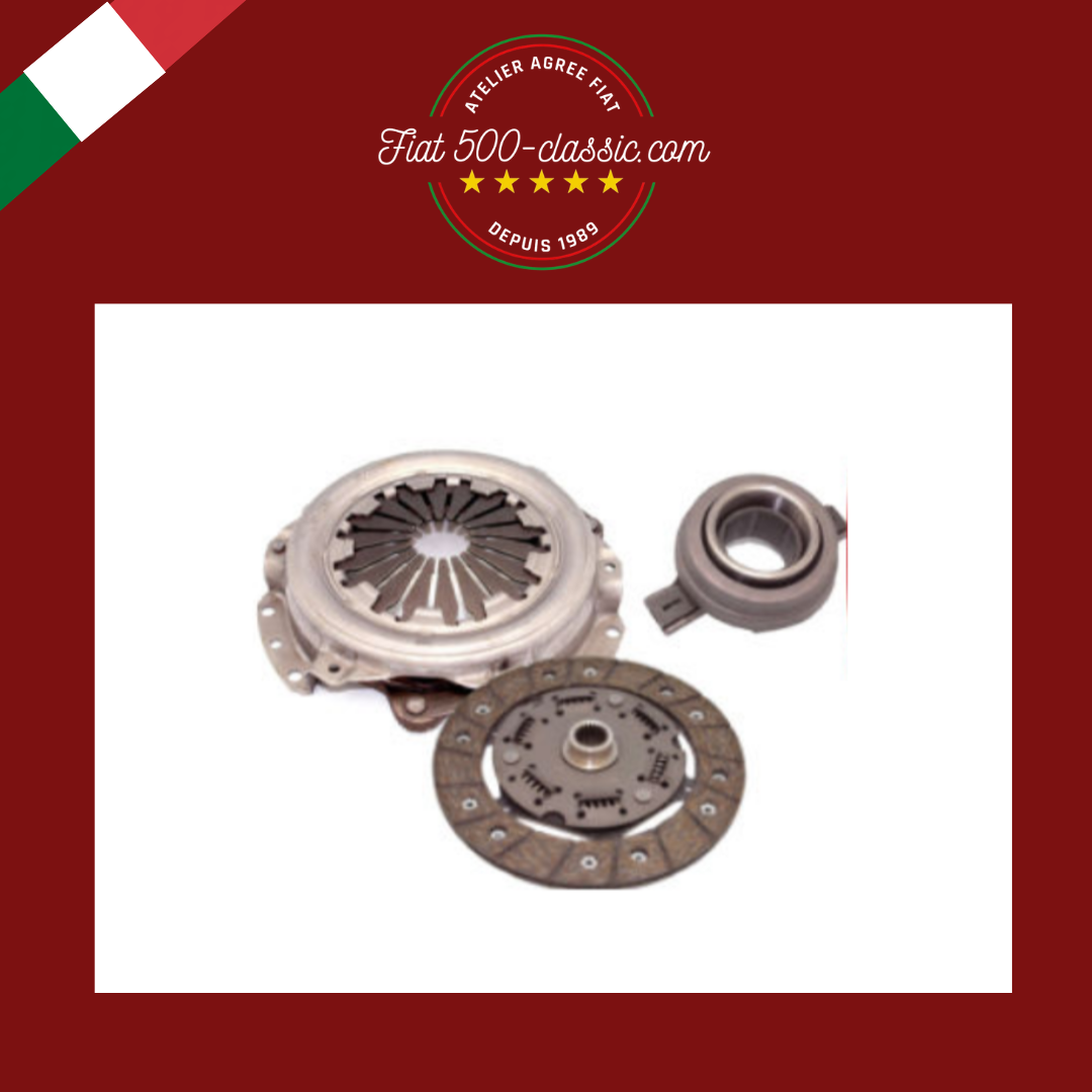 KIT EMBRAYAGE COMPLET AVEC DISQUE PROTECTION ANTI-DÉCHIRURE FIAT 500 F L R 126