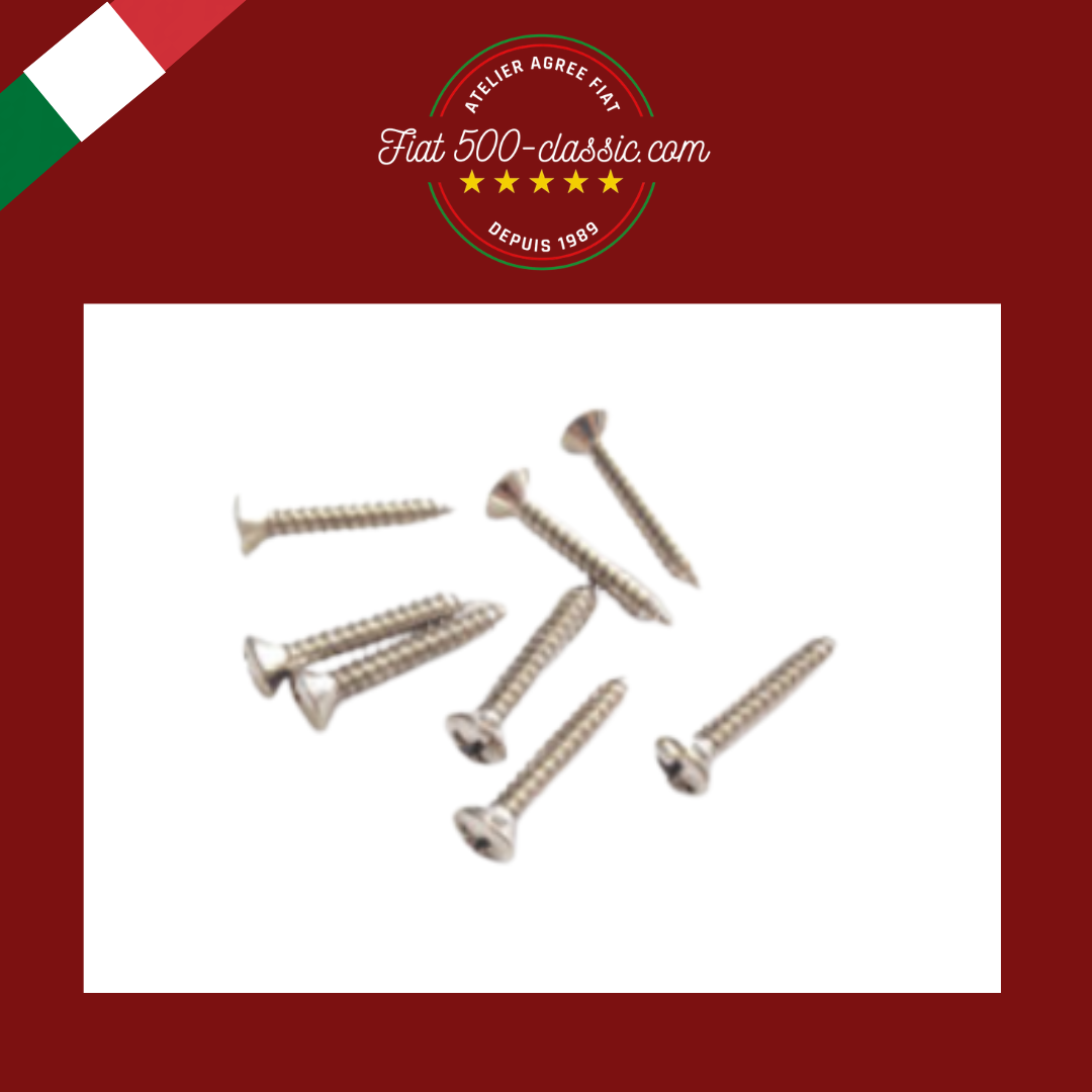 KIT 8 VIS FIXATION TÔLE DE SEUIL FIAT 500 N D F GIARDINIERA