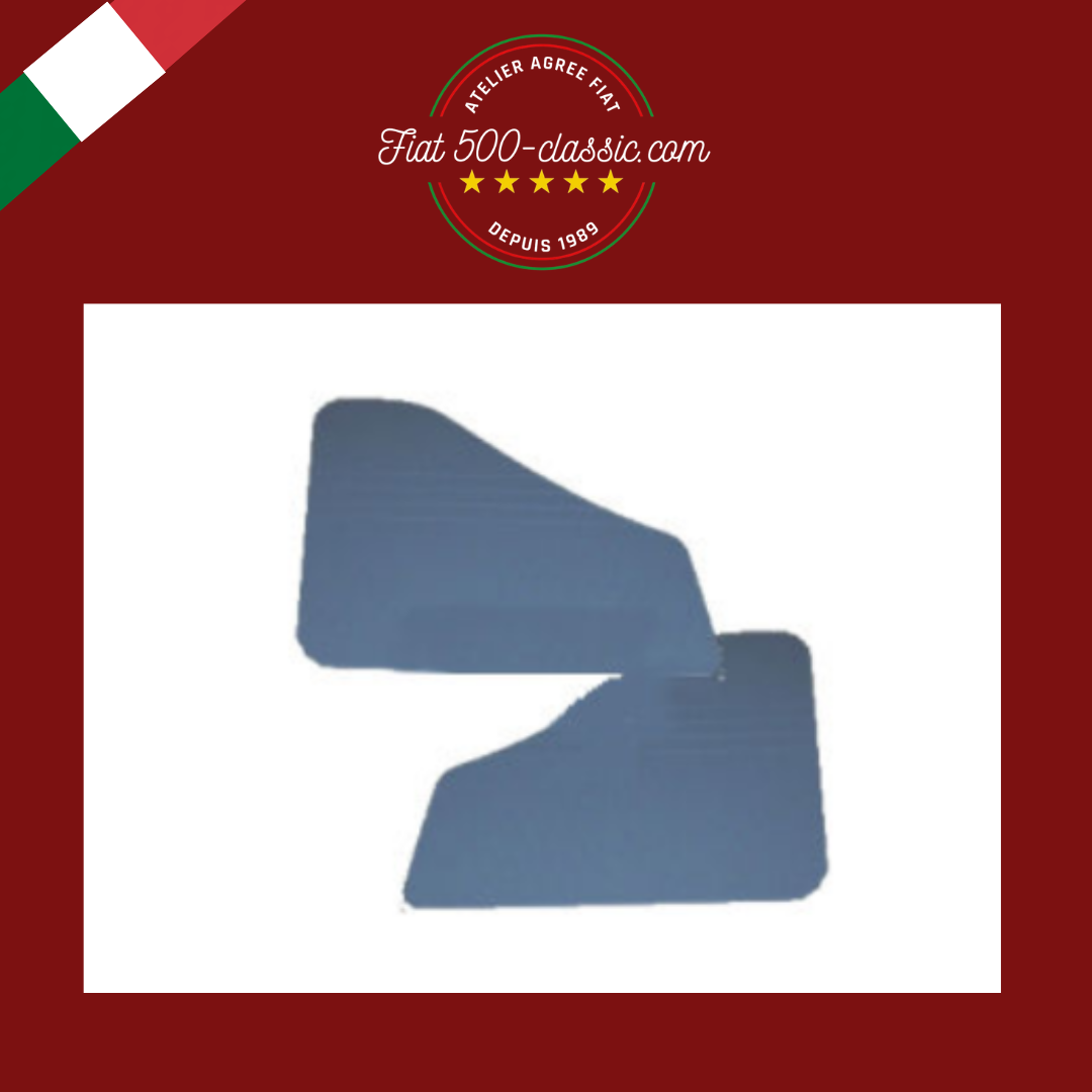 PAIRE PANNEAUX ARRIÈRE FIAT 500 D BLEU AVIATION EN VIPLA