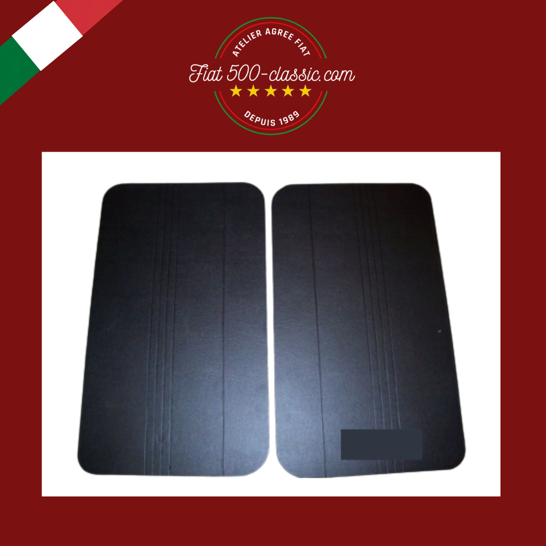 PAIRE PANNEAUX PORTE AVANT FIAT 500 R NOIRS ÉCONOMIQUES