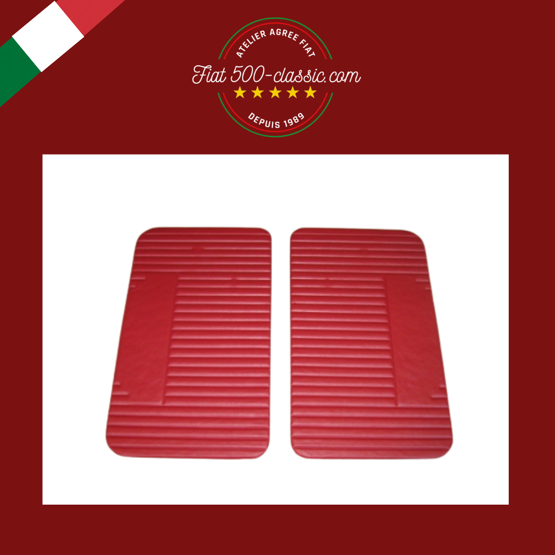 PAIRE PANNEAUX PORTE AVANT FIAT 500 L ROUGES ÉCONOMIQUES