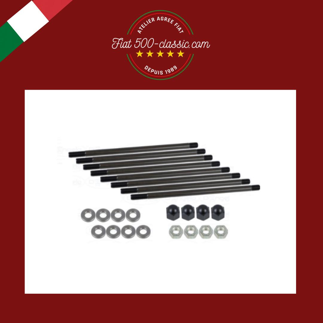 KIT COMPLET GOUJONS FIXATION CULASSE ET CYLINDRES FIAT 500 D F L