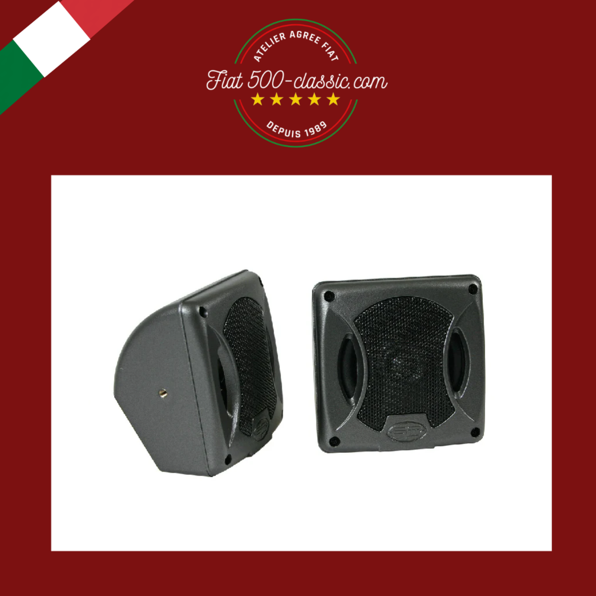 HAUT-PARLEURS ENCEINTES FIAT 500