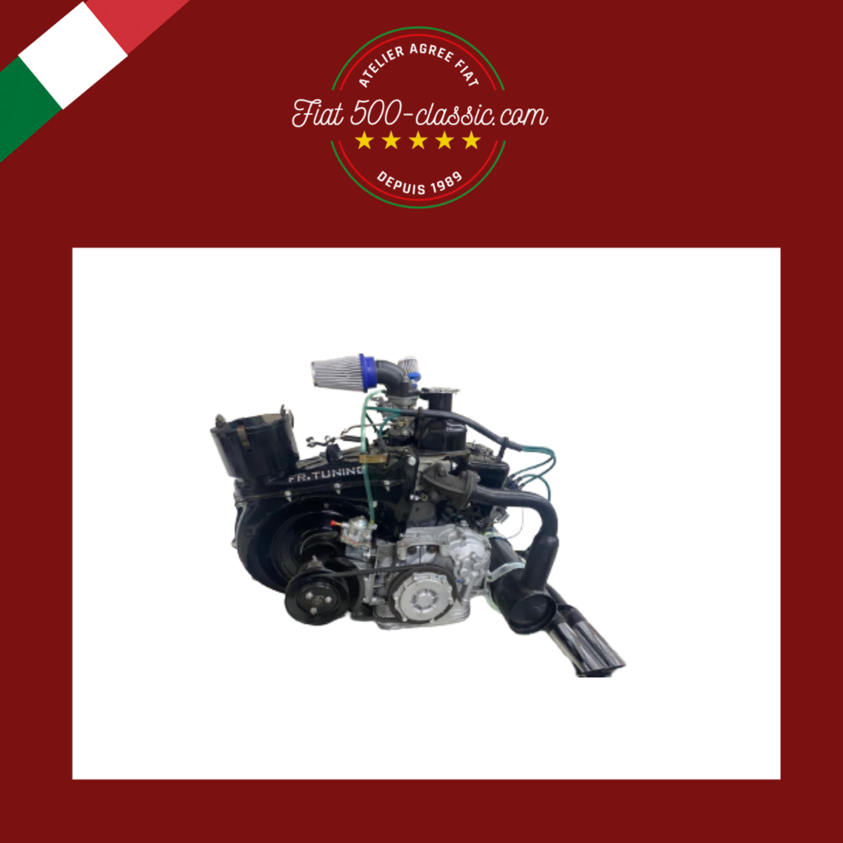 MOTEUR COMPLET PRÉPARÉ ÉLABORÉ 650CC ABARTH POUR FIAT 500 F L R