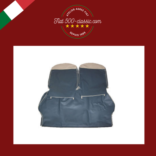 KIT HOUSSES BLEU AVIATION EN VIPLA HAUTE QUALITÉ FIAT 500 D