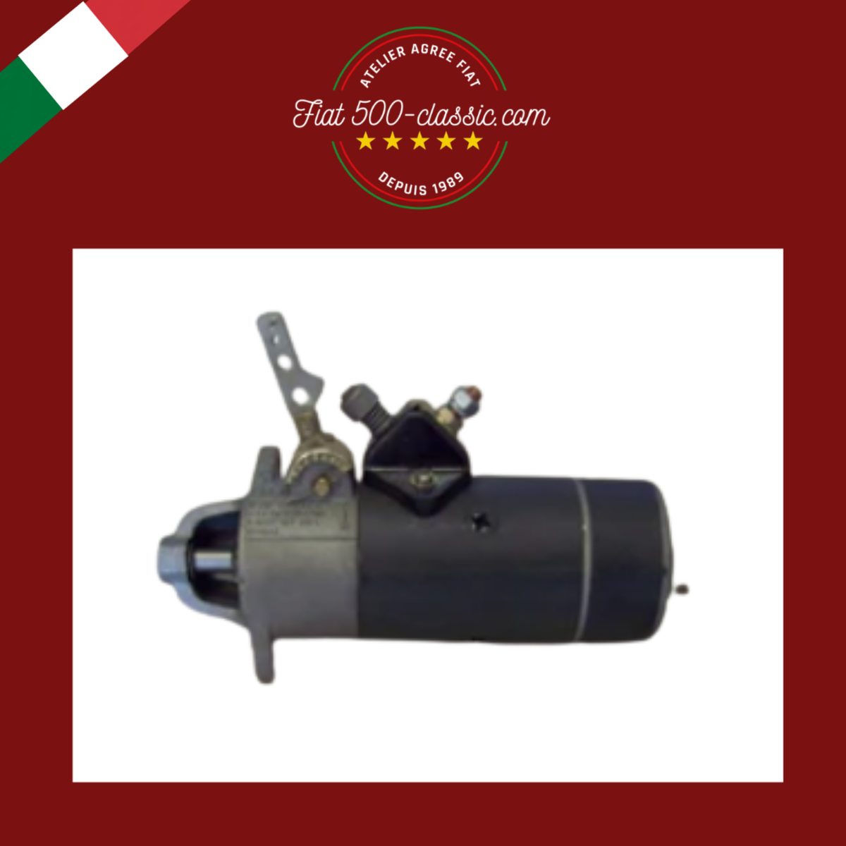DÉMARREUR RÉVISÉ FIAT 500 GIARDINIERA
