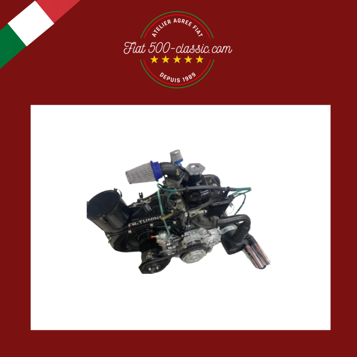 MOTEUR COMPLET PRÉPARÉ ÉLABORÉ 650CC ABARTH POUR FIAT 500 F L R
