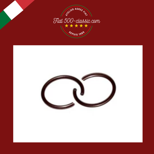 PAIRE DE BAGUES DE SÉCURITÉ DE DEMI-ARBRE FIAT 500 D F L R - pour demi-arbre diamètre 25 mm
