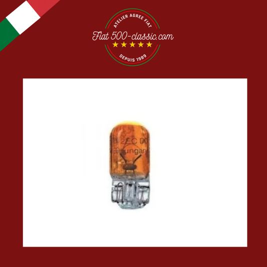 AMPOULE CLIGNOTANTS LATÉRAUX ORANGE 12V 5W FIAT 500