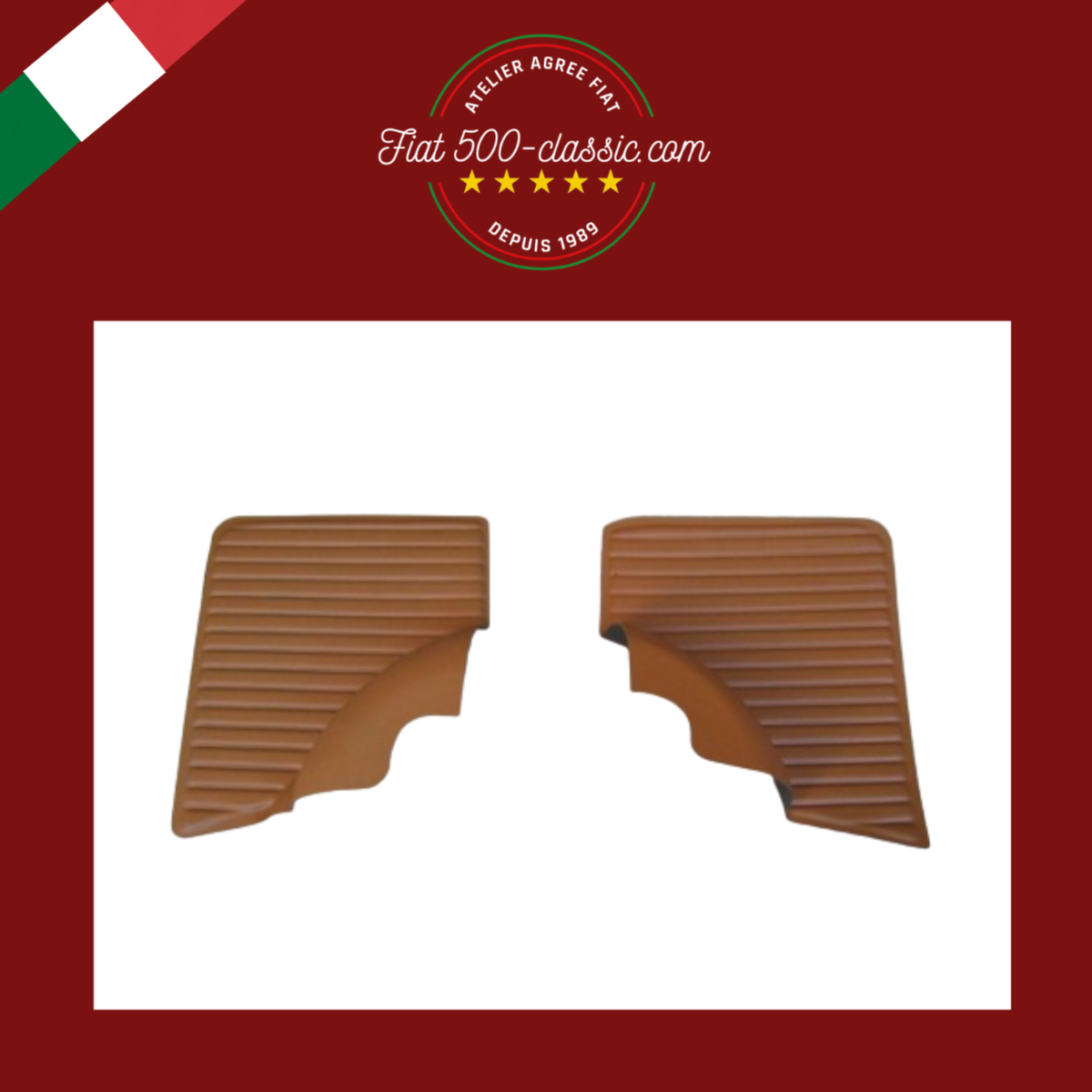 PAIRE PANNEAUX ARRIÈRE FIAT 500 L OCRE