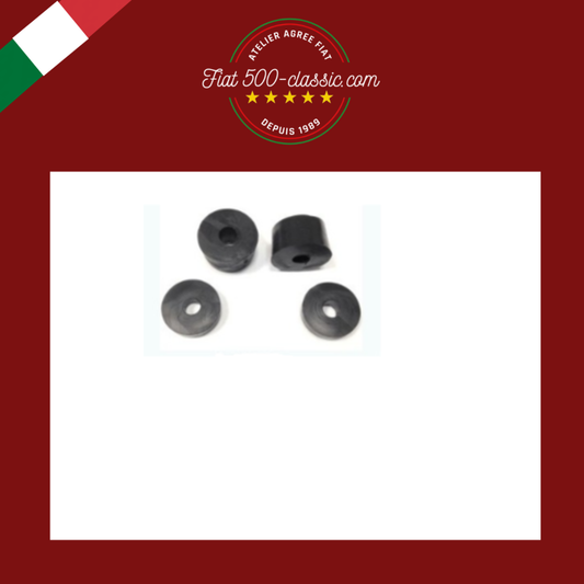 KIT CAOUTCHOUCS PLAQUE ARRIÈRE FIAT 500