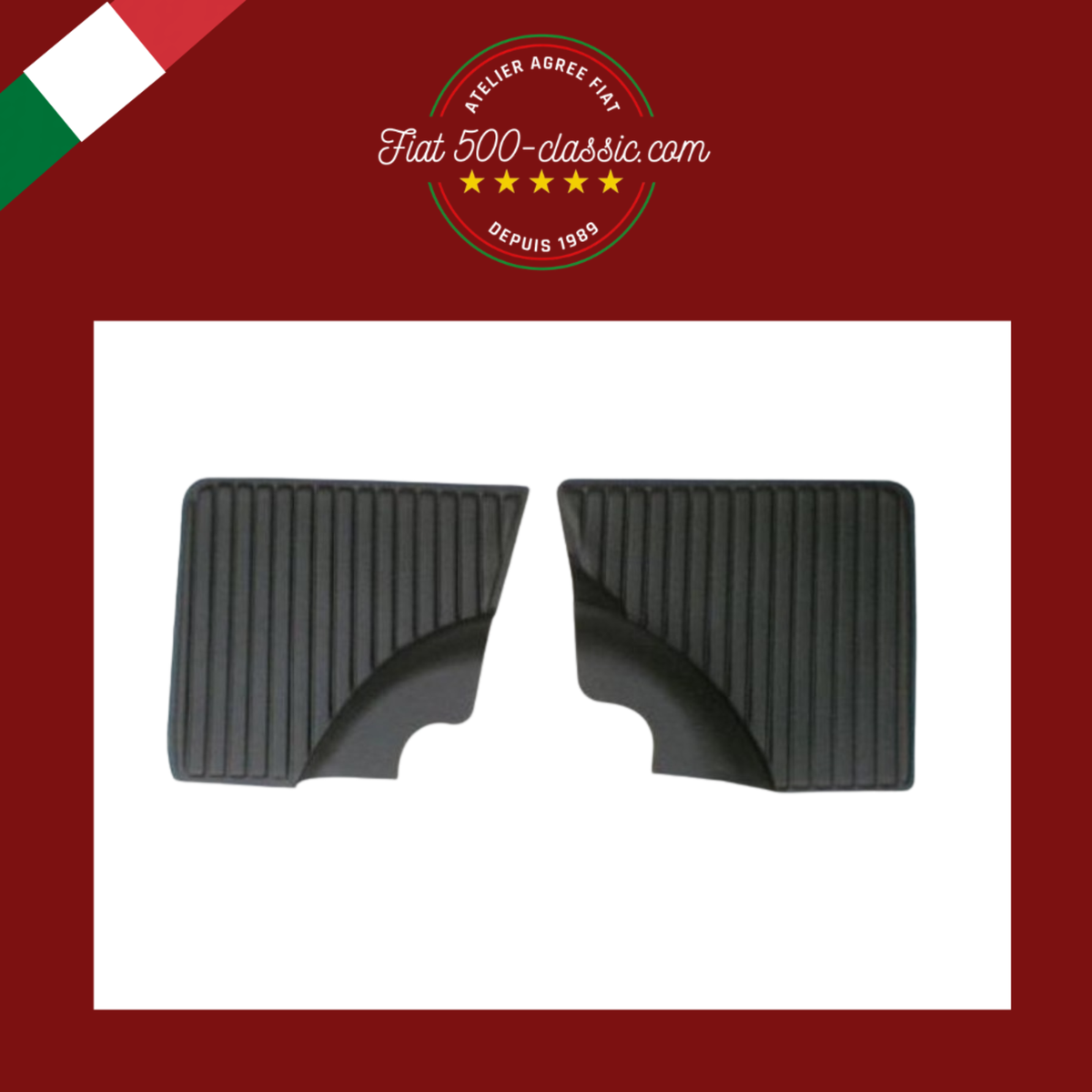 PAIRE PANNEAUX ARRIÈRE FIAT 500 L NOIRS