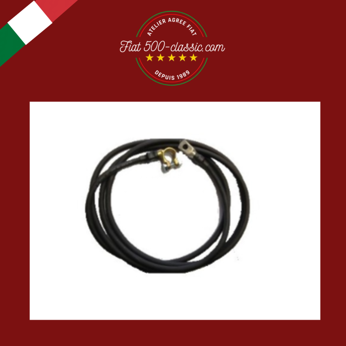 CÂBLE BATTERIE PÔLE POSITIF FIAT 500