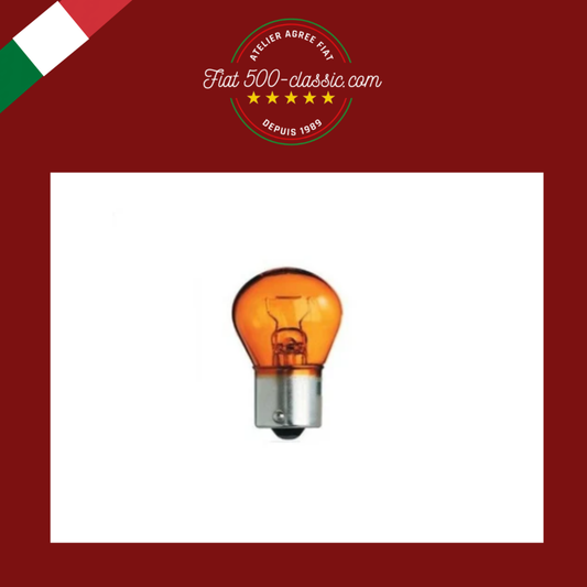 AMPOULE À UN FILAMENT ORANGE 12V 21W FIAT 500