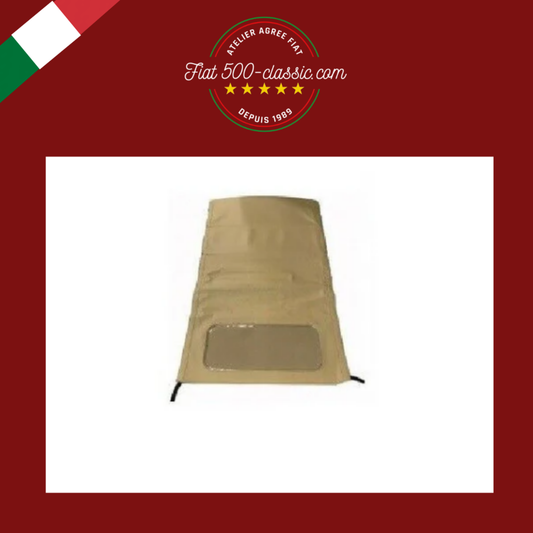 BÂCHE CAPOTE BEIGE SABLE FIAT 500 N D TRANSFORMABLE