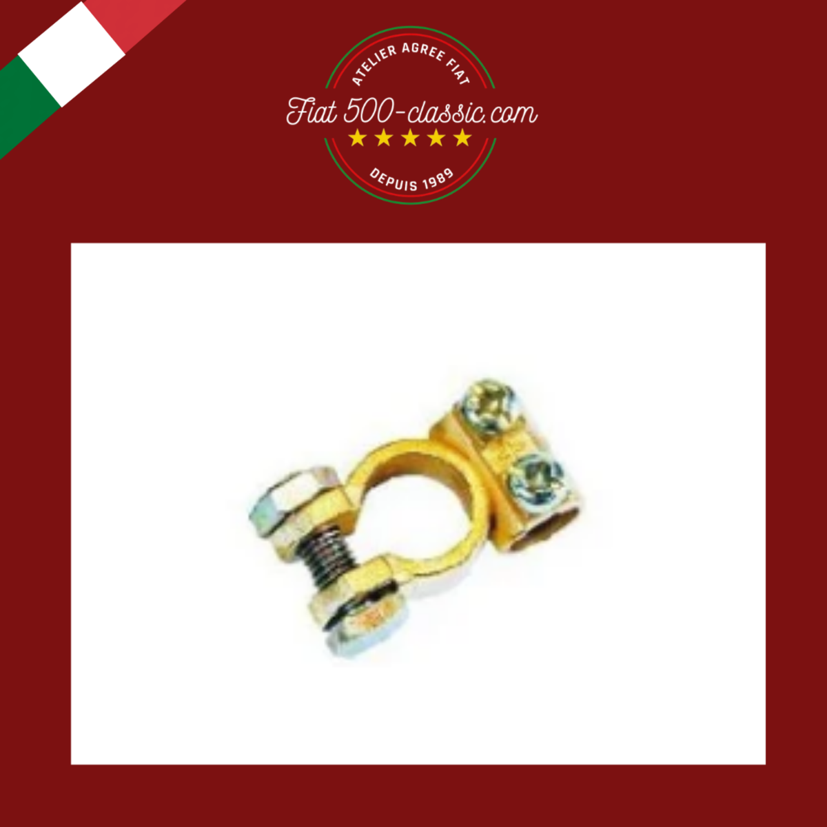 BORNE DE BATTERIE FIAT 500