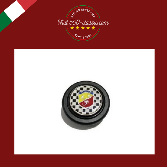 BOUTON-POUSSOIR DE KLAXON IN MÉTAL ABARTH 500