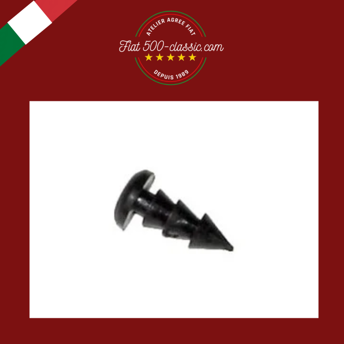 CAOUTCHOUC FIXATION JOINT CAPOT AVANT FIAT 500