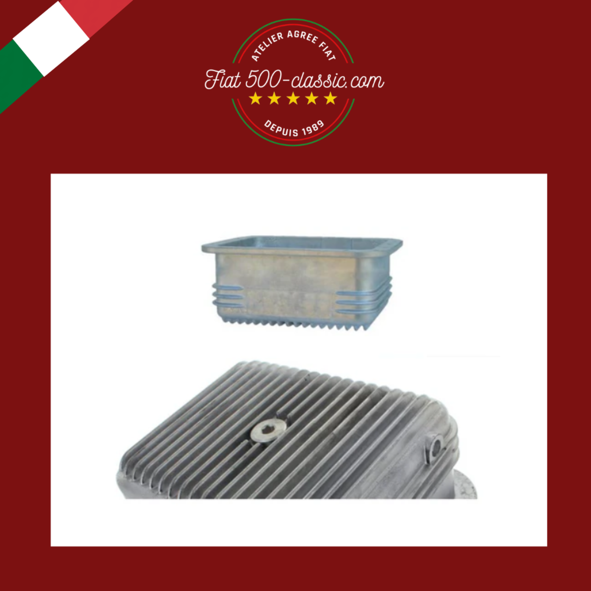 CARTER D'HUILE MOTEUR EN ALUMINIUM DE 3,5 L FIAT 500