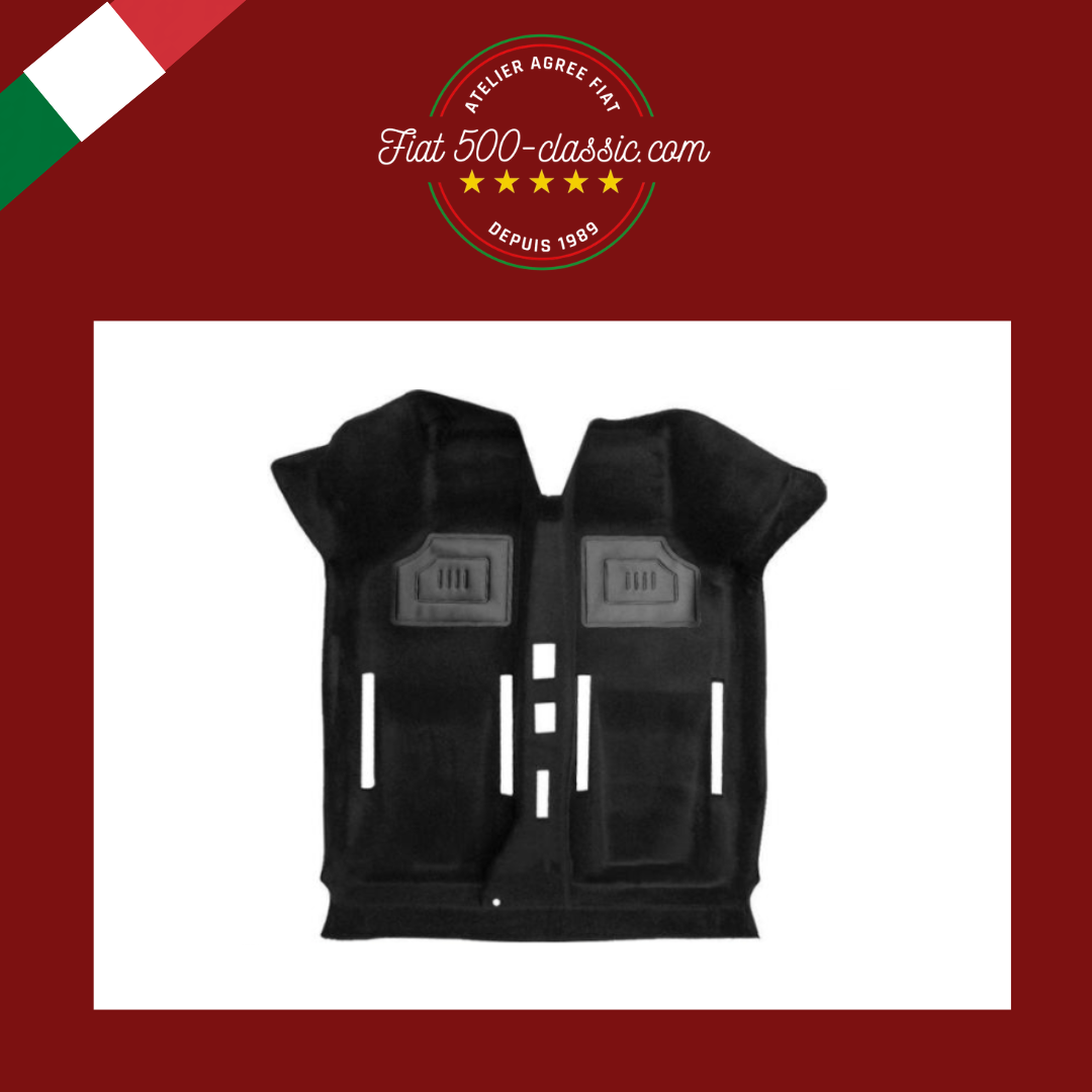 MOQUETTE NOIRE FIAT 500