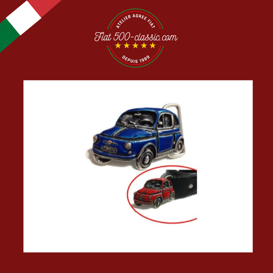 BOUCLE CEINTURE BLEU FIAT 500