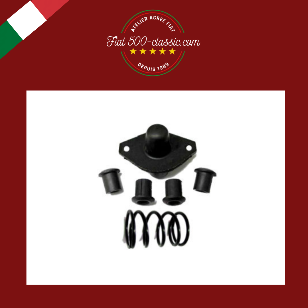 KIT SUPPORT MOTEUR COMPLET AVEC RESSORT FIAT 500 N D F L