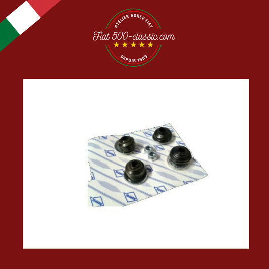 KIT CAOUTCHOUCS AMORTISSEUR AVANT FIAT 500
