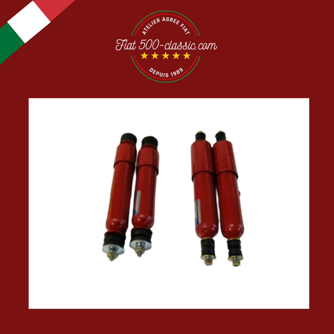 KIT AMORTISSEURS SPORTIFS À DOUBLE EFFET FIAT 500