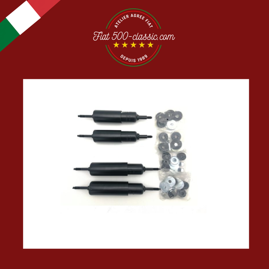 KIT AMORTISSEURS AVEC CAOUTCHOUCS FIAT 500