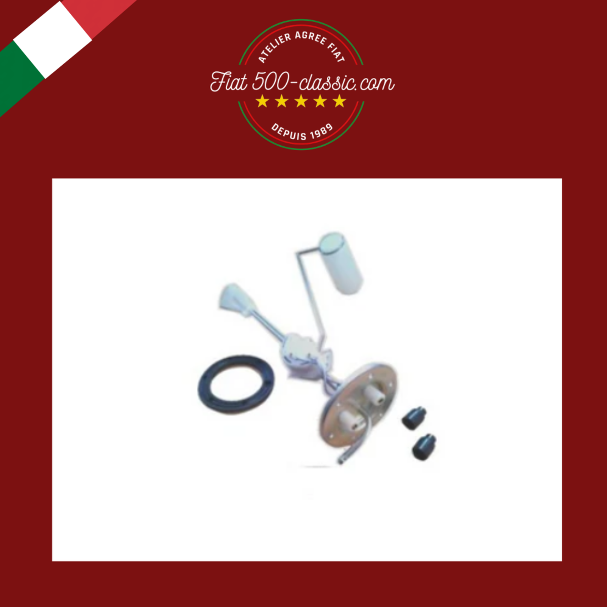 FLOTTEUR ESSENCE AVEC JOINT RÉSERVOIR CARRÉ AUTOBIANCHI BIANCHINA