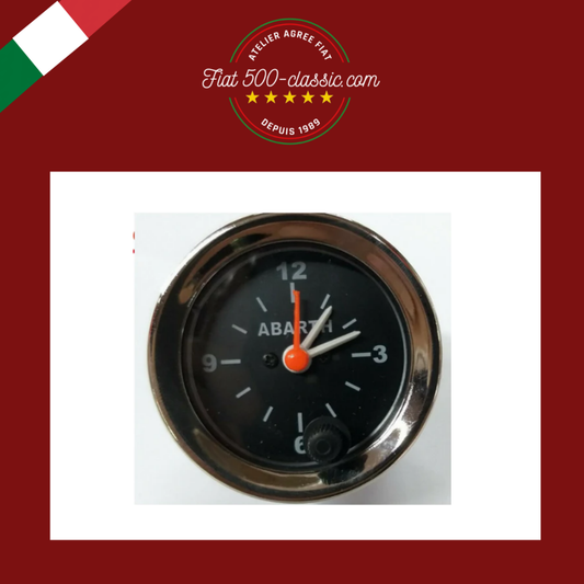 HORLOGE NOIRE Ø 52 MM FIAT 500