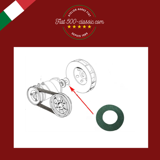 JOINT ENTRETOISE COMMANDE DYNAMO / ALTERNATEUR FIAT 500 126