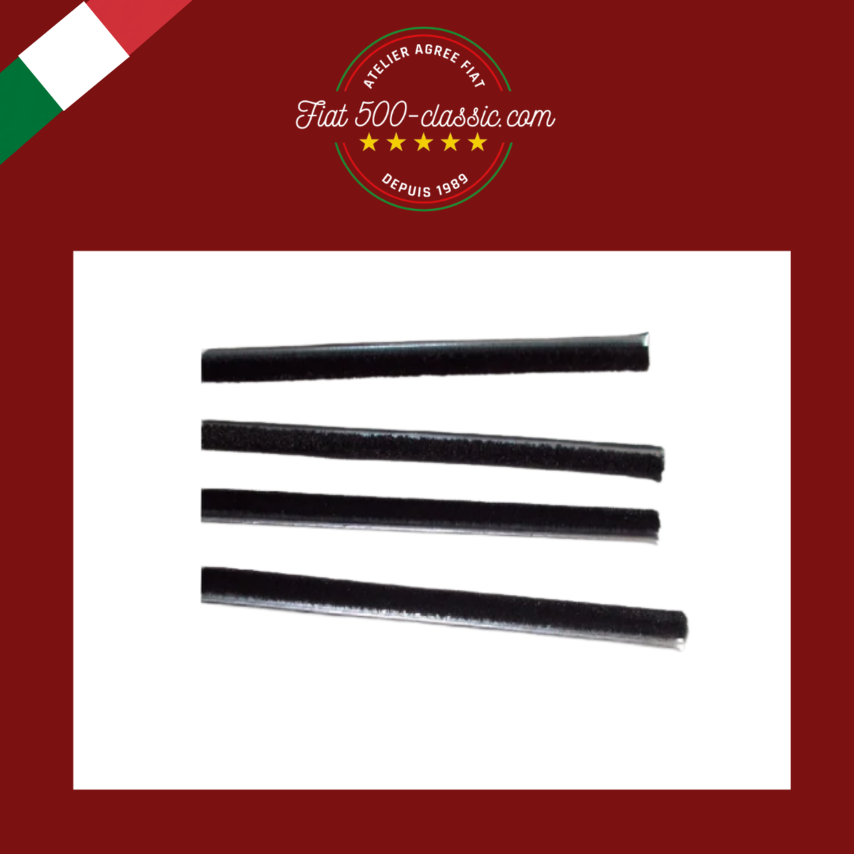 KIT 4 BARRES LÈCHE-VITRE AUTOBIANCHI BIANCHINA