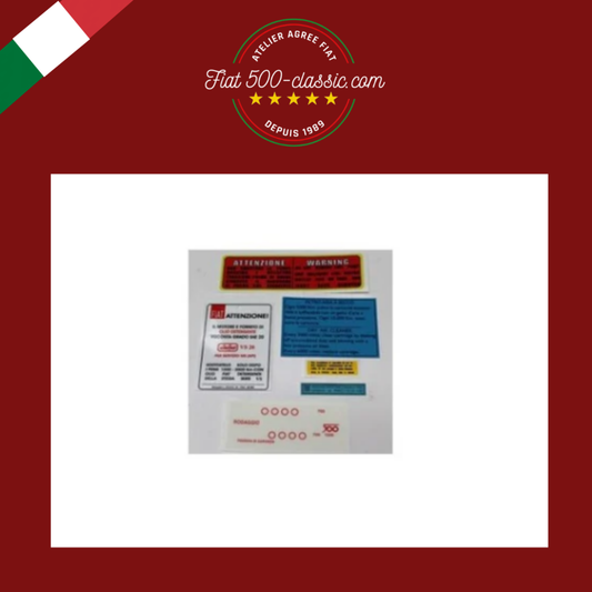 KIT AUTOCOLLANTS COMPLET FIAT 500 GIARDINIERA