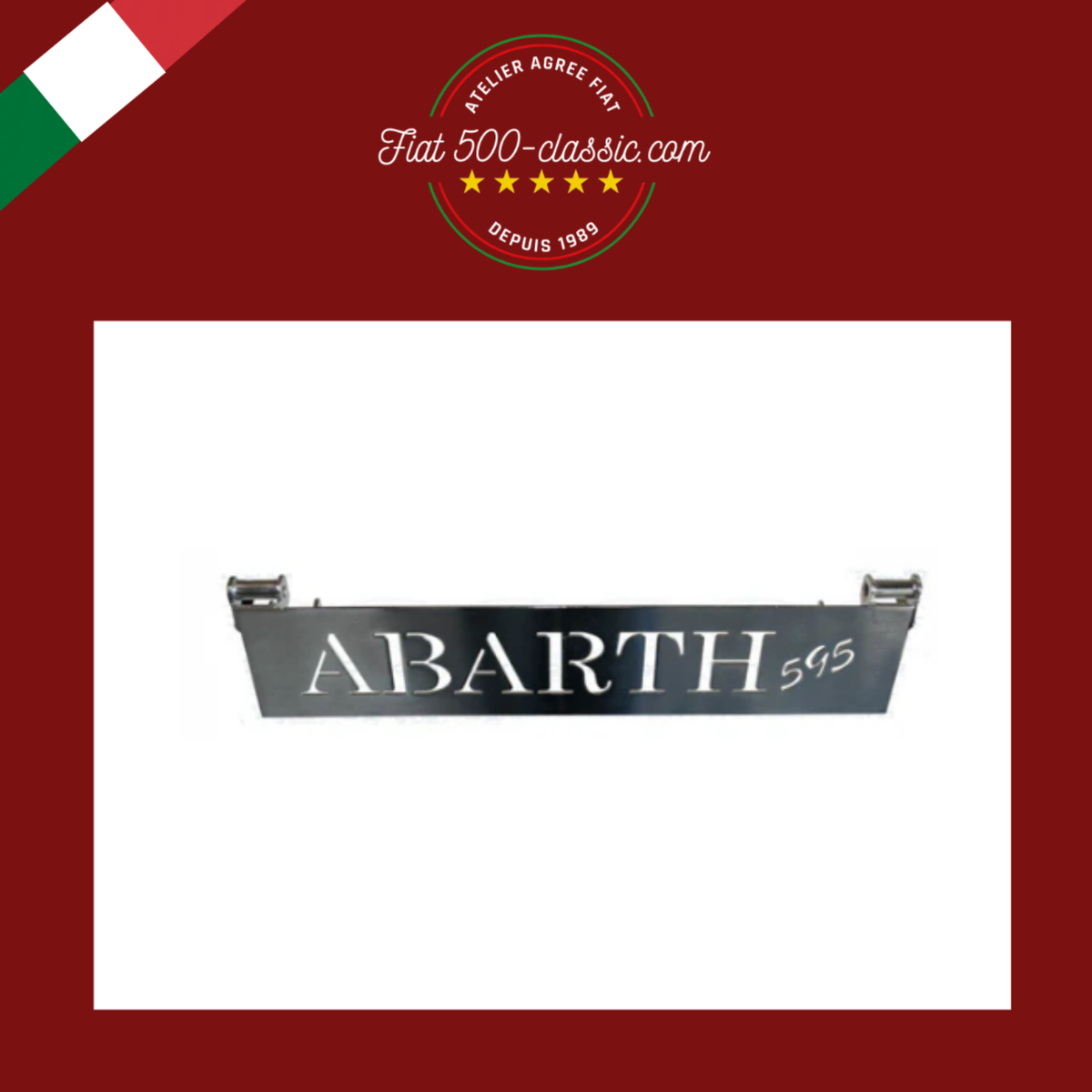 OUVRE-CAPOT LOGO ABARTH 595