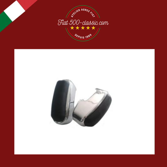 PAIRE BECS PARE-CHOCS CHROMÉS FIAT 500