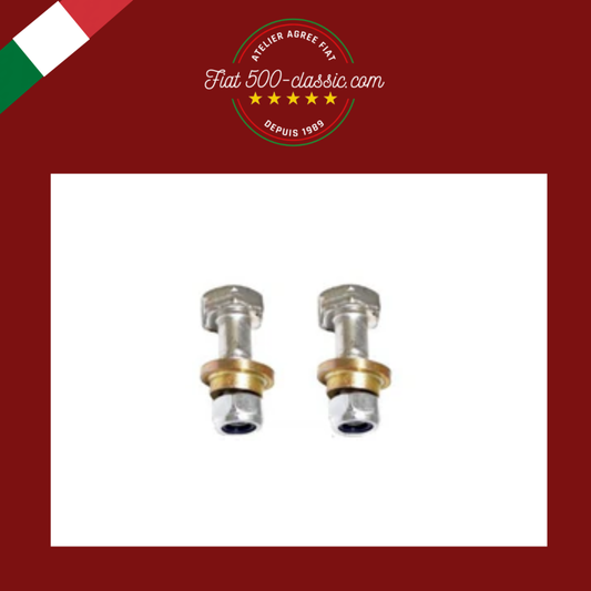 PAIRE BOULONS FIXATION SUPPORT TIGE VITESSES FIAT 500