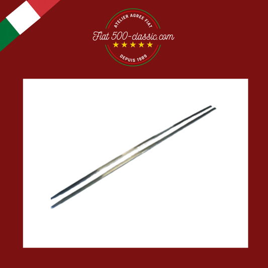 PAIRE MOULURES EN ALUMINIUM AILES ARRIÈRE FIAT 500 GIARDINIERA base D