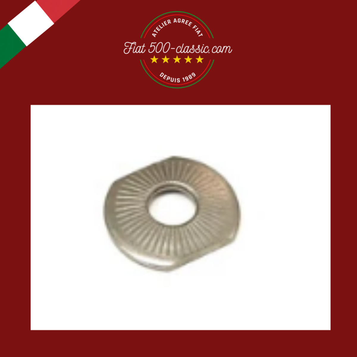 PETITE PLAQUE RONDELLE FIXATION CARTER D'HUILE FIAT 500/126