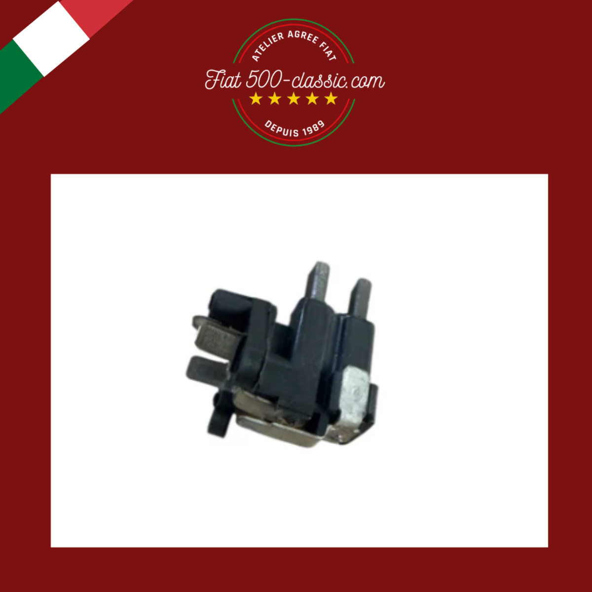 PORTE-BALAIS POUR ALTERNATEUR ZELMOT FIAT 500/126