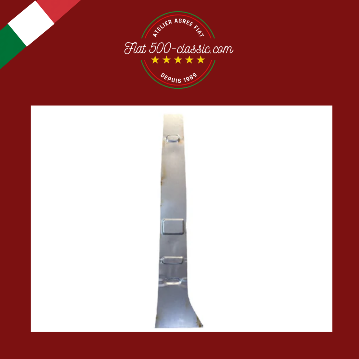 PROTECTION CENTRALE SOUS TUNNEL ENTRE LES PLANCHERS DROIT ET GAUCHE FIAT 500 N/D/F/L/R