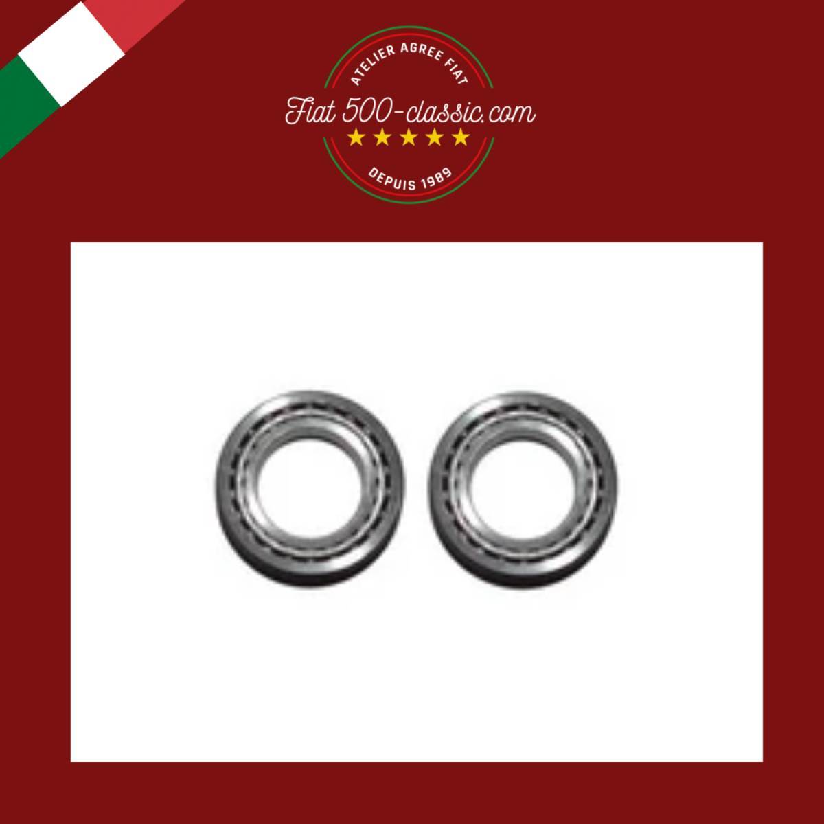 PAIRE ROULEMENTS DU DIFFÉRENTIEL FIAT 500